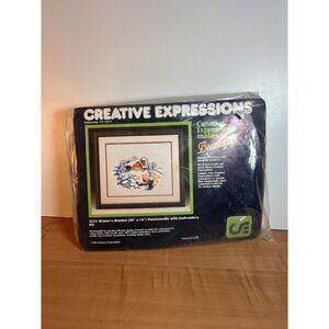 Creative Expressions Winter's Blanket Punchneedle W/ Embroidery 20" x 16" #3223